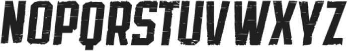 SPORTS HEADLINE DISTRESSED Semi Light Italic otf (300) Font UPPERCASE
