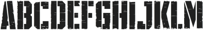 SPORTSHEADLINEDISTSTENCIL-Nm otf (400) Font UPPERCASE