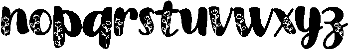SPRING Regular otf (400) Font LOWERCASE