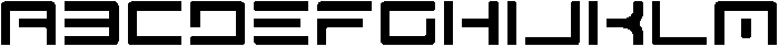 Spac3 - Tech v17 - Thin Thin otf (100) Font UPPERCASE