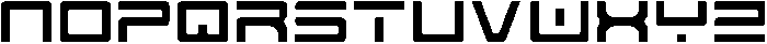 Spac3 - Tech v17 - Thin Thin otf (100) Font UPPERCASE