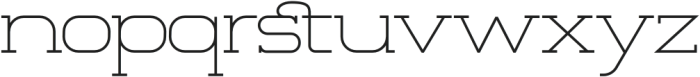 Space Corner Regular otf (400) Font LOWERCASE