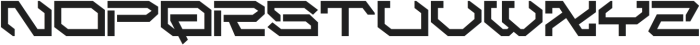 Space Cyber Regular otf (400) Font UPPERCASE