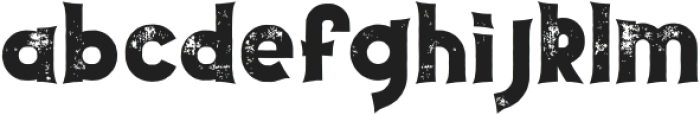 Space Geeks Aged Regular otf (400) Font LOWERCASE