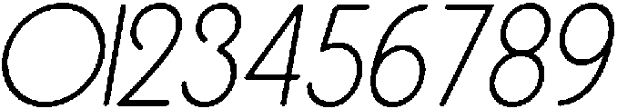 Space Matrix Italic otf (400) Font OTHER CHARS