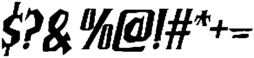 Space Phantom Oblique otf (400) Font OTHER CHARS