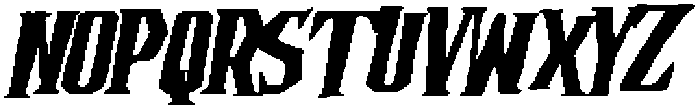 Space Phantom Stout Oblique otf (400) Font UPPERCASE
