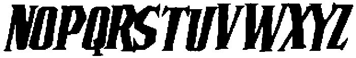 Space Phantom Stout Oblique otf (400) Font LOWERCASE
