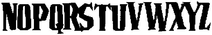 Space Phantom Stout otf (400) Font LOWERCASE
