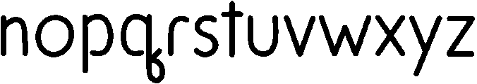 Space Regular otf (400) Font LOWERCASE
