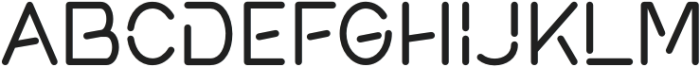 Space Stacked Regular otf (400) Font UPPERCASE