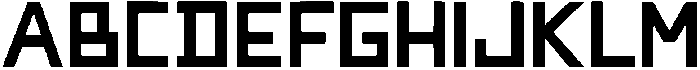 Space Town Regular otf (400) Font UPPERCASE