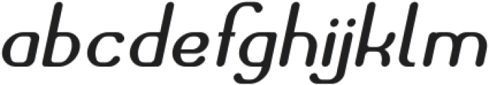 Space of Time Italic otf (400) Font LOWERCASE