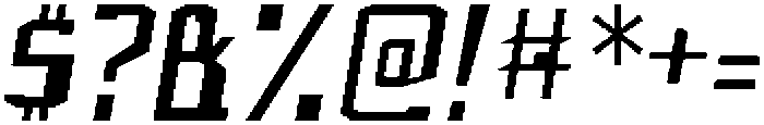 SpaceRift Regular otf (400) Font OTHER CHARS