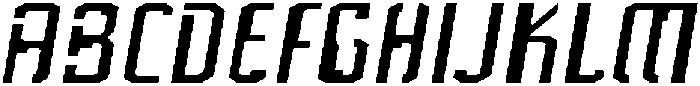 SpaceRift Regular otf (400) Font UPPERCASE