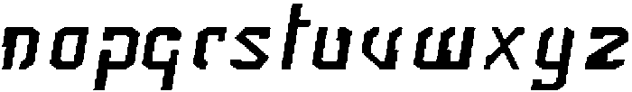SpaceRift Regular otf (400) Font LOWERCASE