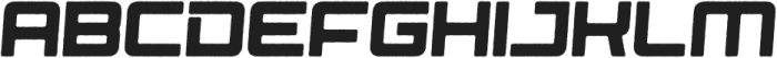 Spacecraft Italic Rough otf (400) Font UPPERCASE