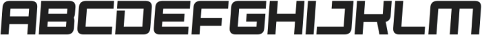 Spacecraft Italic otf (400) Font UPPERCASE