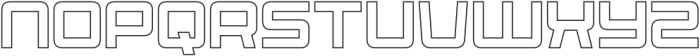 Spacecraft Outline otf (400) Font UPPERCASE