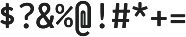 Spacemoid Regular otf (400) Font OTHER CHARS