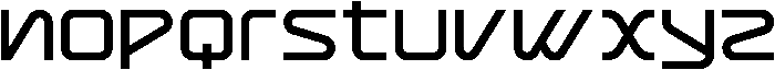 Spaceship otf (400) Font LOWERCASE