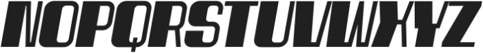 Spacho Bold Italic otf (700) Font UPPERCASE