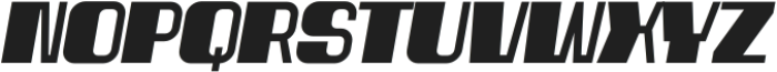 Spacho Bold Italic otf (700) Font LOWERCASE