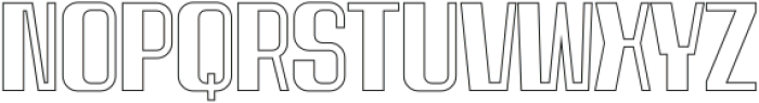 Spacho Outline otf (400) Font UPPERCASE