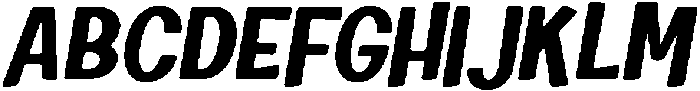 Sparkla Italic otf (400) Font UPPERCASE