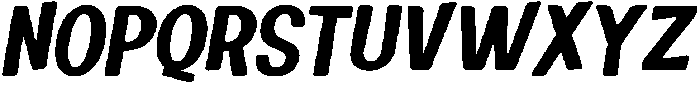 Sparkla Italic otf (400) Font UPPERCASE