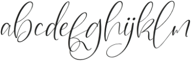 Sparkle Perfection Italic Italic otf (400) Font LOWERCASE