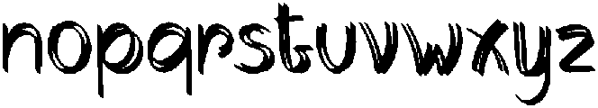 Sparkle Regular otf (400) Font LOWERCASE