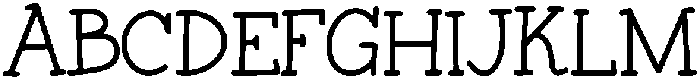 Sparkleberry Serif Regular otf (400) Font UPPERCASE