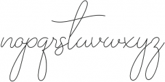 Sparkling Moscow Script otf (400) Font LOWERCASE