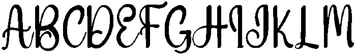 Sparkling Regular otf (400) Font UPPERCASE