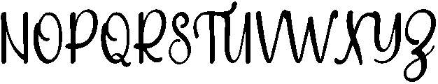 Sparkling Regular otf (400) Font UPPERCASE