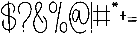 Sparkling Regular otf (400) Font OTHER CHARS