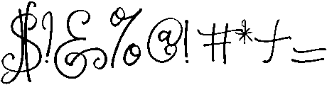 Sparkling otf (400) Font OTHER CHARS