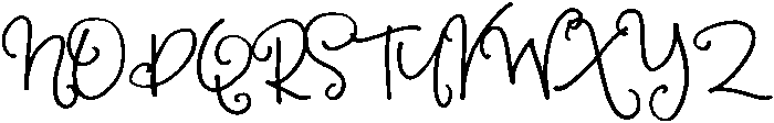 Sparkling otf (400) Font UPPERCASE