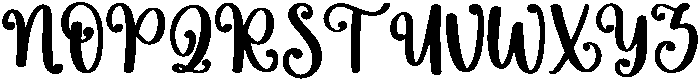 Sparkling otf (400) Font UPPERCASE