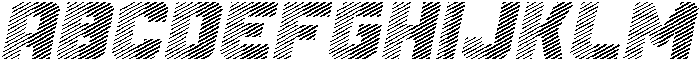 Spartan Line Italic otf (400) Font UPPERCASE