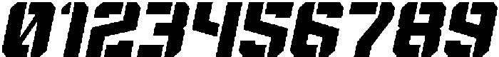Spartan Stencil Regular Italic otf (400) Font OTHER CHARS