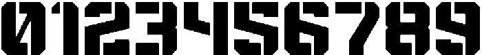 Spartan Stencil Regular otf (400) Font OTHER CHARS