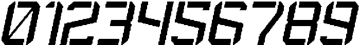 Spartan Stencil Thin Italic otf (100) Font OTHER CHARS