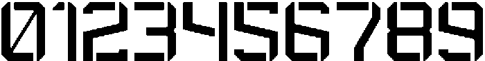Spartan Stencil Thin otf (100) Font OTHER CHARS