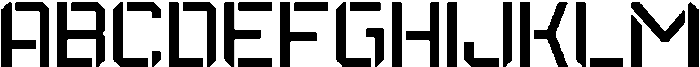 Spartan Stencil Thin otf (100) FONT