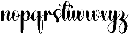 Special December Regular otf (400) Font LOWERCASE