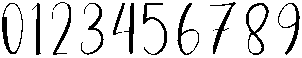 Special Handmade Regular otf (400) Font OTHER CHARS