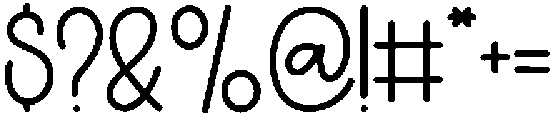 Special Monthly Regular otf (400) Font OTHER CHARS