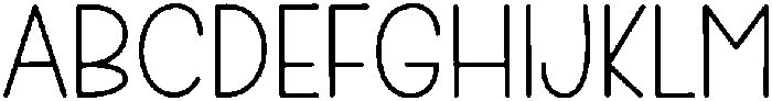 Special Rainbow Regular otf (400) Font UPPERCASE